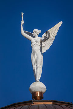 Winged Victory Statue atop Arizona State Capitol